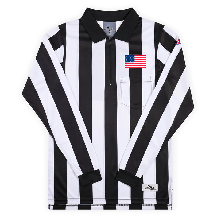 2" CFO Ultra-Tech Long Sleeve Football Referee Shirt