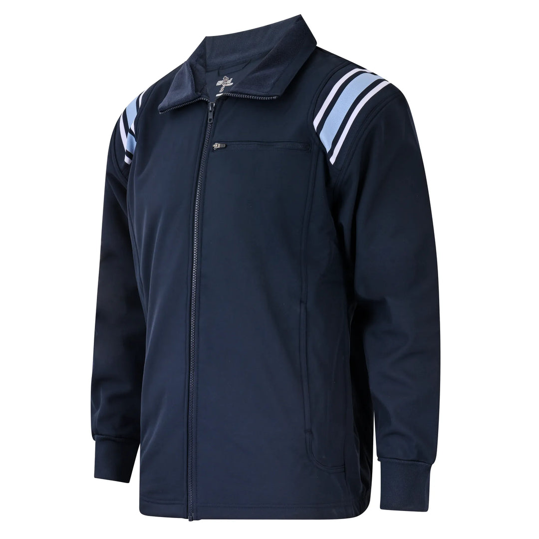 WarmSkin Thermal Umpire Jacket - Navy/Powder Blue