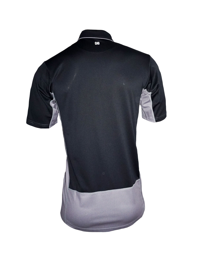 MLB Replica Side Panel Umpire Shirt - Black with Charcoal Grey – GR8 CALL